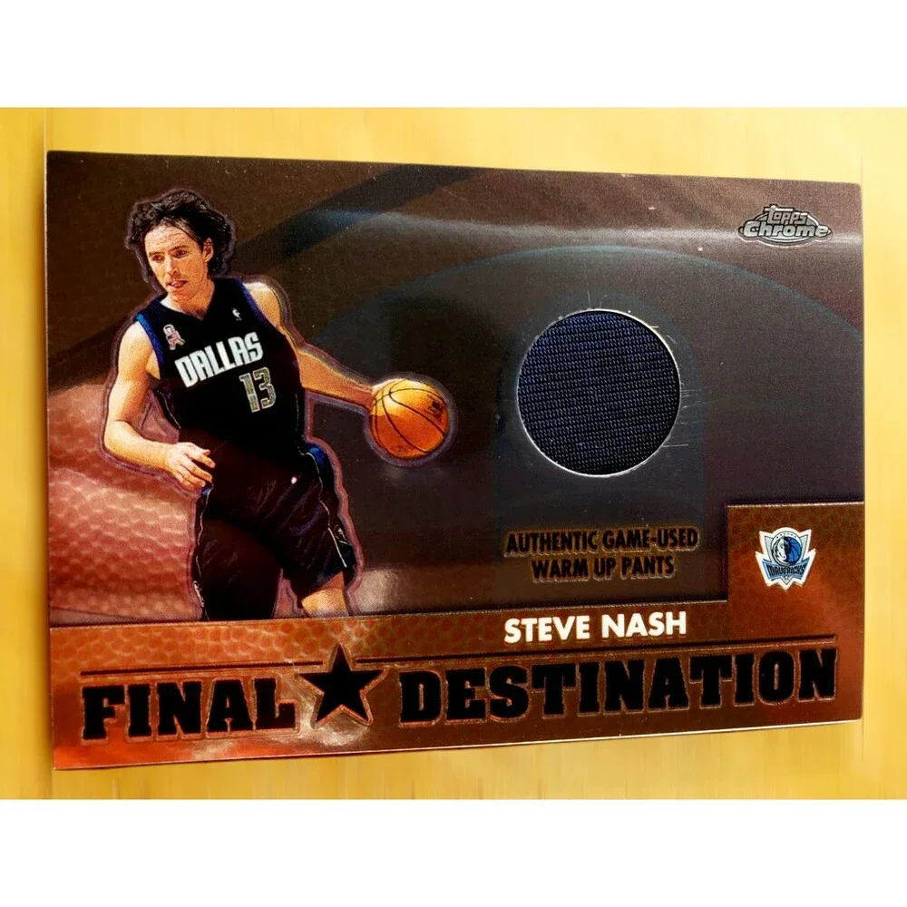 2003-04 Topps Chrome STEVE NASH Final Destination Game Used Warm up Pants #FD-SN